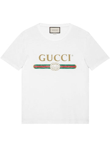 Gucci logo print cotton T-shirt