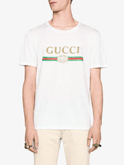 Gucci logo print cotton T-shirt