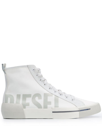 Diesel logo hi-top sneakers