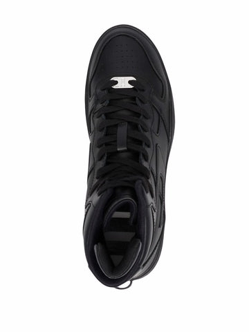 Diesel logo-plaque lace-up trainers