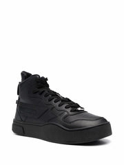 Diesel logo-plaque lace-up trainers