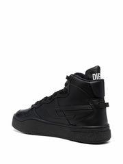 Diesel logo-plaque lace-up trainers
