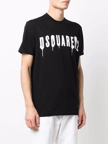 Dsquared2 graffiti-print cotton T-shirt