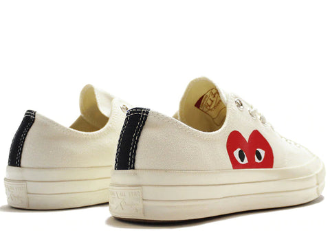 Comme des Garçons PLAY x Converse Chuck 70 Ox ‘White’